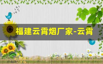 福建云霄烟厂家-云霄烟厂福建哪里