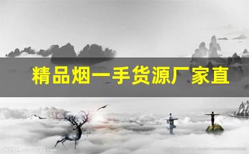 精品烟一手货源厂家直销-烟的批发行情谁出的
