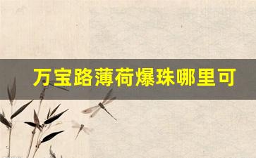 万宝路薄荷爆珠哪里可以买到-万宝路薄荷爆珠在哪有得买