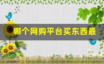 哪个网购平台买东西最便宜-目前网购哪个平台的东西最好