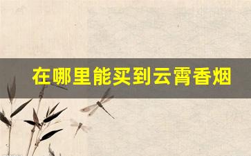 在哪里能买到云霄香烟-云霄香烟市场评价